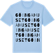 Blue Soul t-shirt med Göingahuset ordlek t-shirt