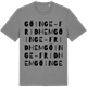 Mid Heather Gray t-shirt med Göinge-Fridhem ordlek t-shirt