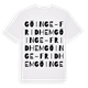 Göinge-Fridhem ordlek t-shirt