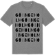 Mid Heather Gray t-shirt med Göingeholm ordlek t-shirt