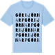 Blue Soul t-shirt med Görbjörnarp ordlek t-shirt
