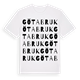 Göta bruk ordlek t-shirt