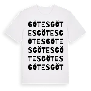 Götes ordlek t-shirt – ekologisk bomull t-shirt från Pinshirt