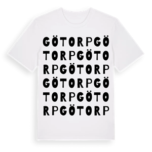 Götorp ordlek t-shirt – ekologisk bomull t-shirt från Pinshirt