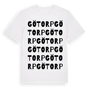 Götorp ordlek t-shirt – ekologisk bomull t-shirt från Pinshirt