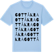 Blue Soul t-shirt med Gottåkra ordlek t-shirt