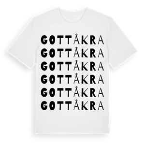 Gottåkra ordlek t-shirt – ekologisk bomull t-shirt från Pinshirt