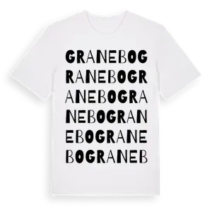 Granebo ordlek t-shirt – ekologisk bomull t-shirt från Pinshirt