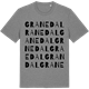 Mid Heather Gray t-shirt med Granedal ordlek t-shirt