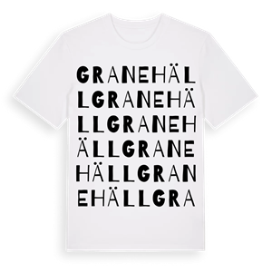 Granehäll ordlek t-shirt – ekologisk bomull t-shirt från Pinshirt