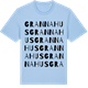 Blue Soul t-shirt med Grannahus ordlek t-shirt