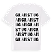 White t-shirt med Granstugan ordlek t-shirt