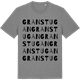 Mid Heather Gray t-shirt med Granstugan ordlek t-shirt