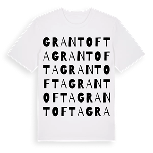 Grantofta ordlek t-shirt – ekologisk bomull t-shirt från Pinshirt