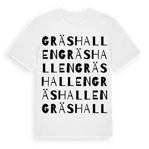 Gräshallen ordlek t-shirt – ekologisk bomull t-shirt från Pinshirt