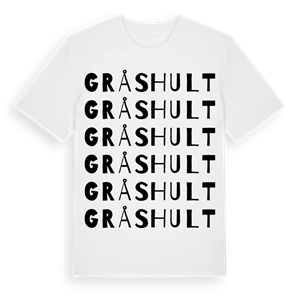 Gråshult ordlek t-shirt – ekologisk bomull t-shirt från Pinshirt