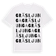 Gräsljunga ordlek t-shirt