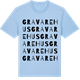 Blue Soul t-shirt med Gravarehus ordlek t-shirt