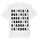 Grave gård ordlek t-shirt