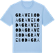 Blue Soul t-shirt med Graveboda ordlek t-shirt