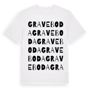 Graveboda ordlek t-shirt – ekologisk bomull t-shirt från Pinshirt