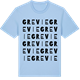 Blue Soul t-shirt med Grevie ordlek t-shirt