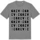 Mid Heather Gray t-shirt med Grevie ordlek t-shirt
