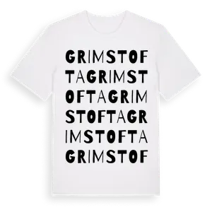 Grimstofta ordlek t-shirt – ekologisk bomull t-shirt från Pinshirt