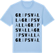 Blue Soul t-shirt med Gripsvalla ordlek t-shirt