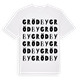 Grödby ordlek t-shirt