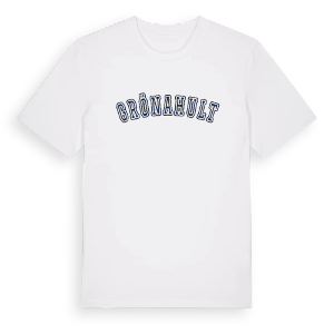 Grönahult college t-shirt – ekologisk bomull t-shirt från Pinshirt