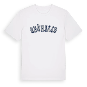 Grönalid college t-shirt – ekologisk bomull t-shirt från Pinshirt