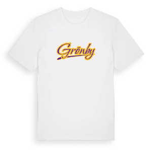 Grönby baseball t-shirt – ekologisk bomull t-shirt från Pinshirt