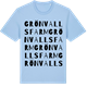 Blue Soul t-shirt med Grönvallsfarm ordlek t-shirt