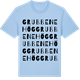 Blue Soul t-shirt med Grubbenehög ordlek t-shirt