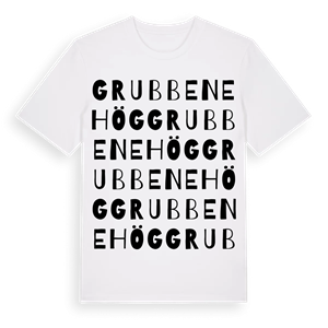 Grubbenehög ordlek t-shirt – ekologisk bomull t-shirt från Pinshirt