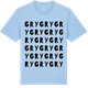 Blue Soul t-shirt med Gry ordlek t-shirt