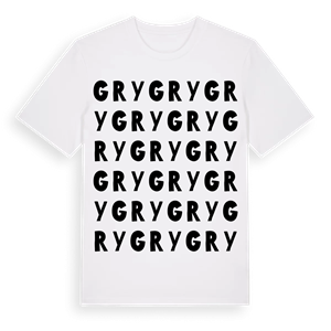 Gry ordlek t-shirt – ekologisk bomull t-shirt från Pinshirt