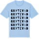 Blue Soul t-shirt med Grytevad ordlek t-shirt