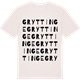 Vintage White t-shirt med Gryttinge ordlek t-shirt