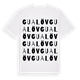 Gualöv ordlek t-shirt
