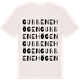 Vintage White t-shirt med Gubbenehögen ordlek t-shirt