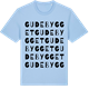 Blue Soul t-shirt med Gudebygget ordlek t-shirt
