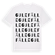 Gulefälle ordlek t-shirt