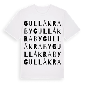 Gullåkra by ordlek t-shirt – ekologisk bomull t-shirt från Pinshirt