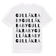 Gullåkra by ordlek t-shirt