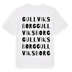 Gullviksborg ordlek t-shirt – ekologisk bomull t-shirt från Pinshirt