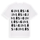 Gumlösa ordlek t-shirt