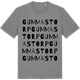 Mid Heather Gray t-shirt med Gummastorp ordlek t-shirt