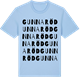 Blue Soul t-shirt med Gunnaröd ordlek t-shirt